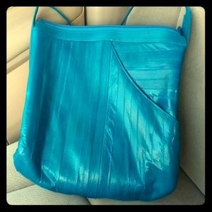 Authentic Lee Sands Eel Skin NWOT Large Size Purse